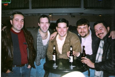 Pete, Frank, Sean, Jerry and Shane at Jerry's Batchelor Party.