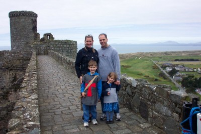 The Family - Harlech Castle, North Wales, April 2005