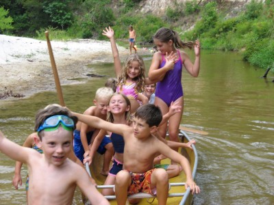 Andrew (Christy's), Cameron (Brenda's), Anna &amp;amp;amp; Alex (Sheila's), Lindsey (Brenda's), &amp;amp;amp; Lauren (Christy's) A bunch of river rats!